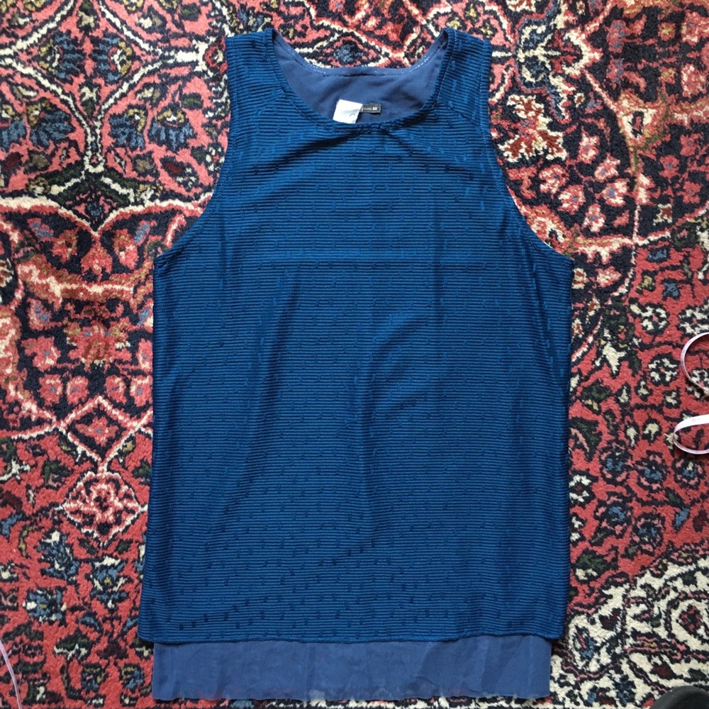 Oiselle Rabbit Top Blue 2